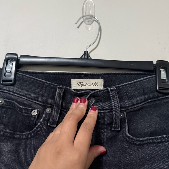 Madewell The Perfect Vintage Black Denim Jeans Size 24 - Picture 4 of 6